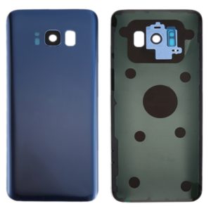 For Galaxy S8 / G950 Battery Back Cover with Camera Lens Cover & Adhesive (Blue) (OEM)
