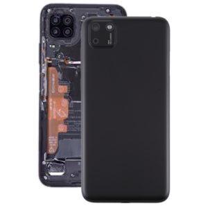 Original Battery Back Cover with Camera Lens Cover for Huawei Y5p(Black) (OEM)