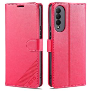 For Honor X20 SE AZNS Sheepskin Texture Horizontal Flip Leather Case with Holder & Card Slots & Wallet(Red) (AZNS) (OEM)