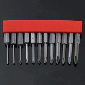 12 PCS / Set Screwdriver Bit With Magnetic S2 Alloy Steel Electric Screwdriver, Specification:3 (OEM)