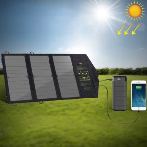 ALLPOWERS 5V 21W Portable Phone Charger Solar Charge Dual USB Output Mobile Phone Charger (OEM)
