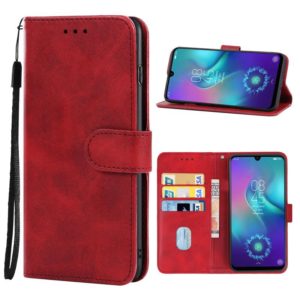 Leather Phone Case For TECNO Camon 12 Pro(Red) (OEM)