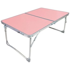 Plastic Mat Adjustable Portable Laptop Table Folding Stand Computer Reading Desk Bed Tray (Pink) (OEM)