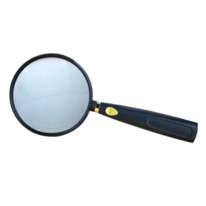 2 PCS Children Science Education Elderly Reading Hand-Held Magnifying Glass, Specification: 90mm (OEM)
