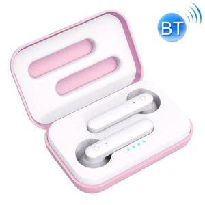 X26 TWS Bluetooth 5.0 Wireless Touch Bluetooth Earphone with Magnetic Attraction Charging Box, Support Voice Assistant & Call(Pink) (OEM)