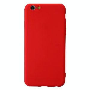 For iPhone 6 Shockproof Frosted TPU Protective Case(Red) (OEM)