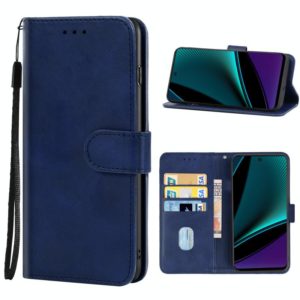 For Infinix Note 11 Pro Leather Phone Case(Blue) (OEM)