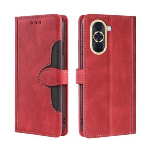 For Huawei nova 10 Skin Feel Magnetic Buckle Leather Phone Case(Red) (OEM)