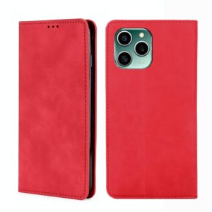 For Honor 60 SE Skin Feel Magnetic Horizontal Flip Leather Phone Case(Red) (OEM)
