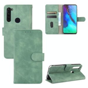 For Motorola Moto G Stylus / G Pro Solid Color Skin Feel Magnetic Buckle Horizontal Flip Calf Texture PU Leather Case with Holder & Card Slots & Wallet(Green) (OEM)