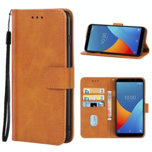 For Wiko Sunny 5 Leather Phone Case(Brown) (OEM)