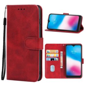 Leather Phone Case For Alcatel 3L 2020(Red) (OEM)