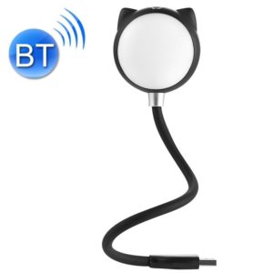 L3 USB Bluetooth Speaker Eye Protection Desk Light Bedroom Bedside Lamp(Black) (OEM)