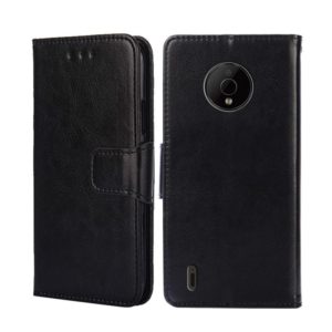 For Nokia C200 Crystal Texture Leather Phone Case(Black) (OEM)