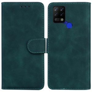 For Tecno Pova LD7 Skin Feel Pure Color Flip Leather Phone Case(Green) (OEM)