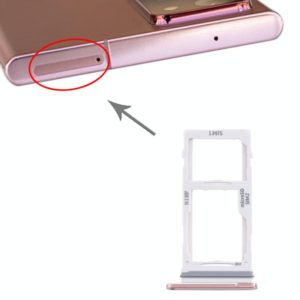 For Samsung Galaxy Note20 Ultra SIM Card Tray + SIM Card Tray / Micro SD Card Tray (Gold) (OEM)