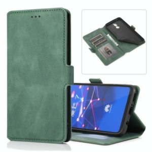 For Huawei Mate 20 Lite Retro Magnetic Closing Clasp Horizontal Flip Leather Case with Holder & Card Slots & Photo Frame & Wallet(Green) (OEM)