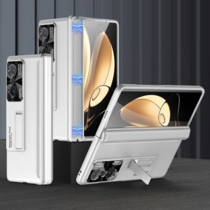 For Honor Magic V 5G GKK Magnetic Hinge Full Coverage Phone Case(Silver) (GKK) (OEM)