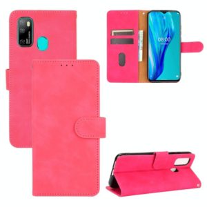 For Ulefone Note 9P Solid Color Skin Feel Magnetic Buckle Horizontal Flip Calf Texture PU Leather Case with Holder & Card Slots & Wallet(Rose Red) (OEM)