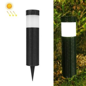 Solar LED Outdoor Waterproof Cylinder Lawn Light, Style: White Light (OEM)