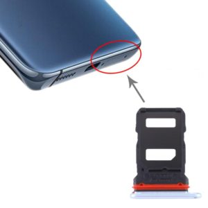 For Vivo X50 Pro SIM Card Tray + SIM Card Tray (Blue) (OEM)