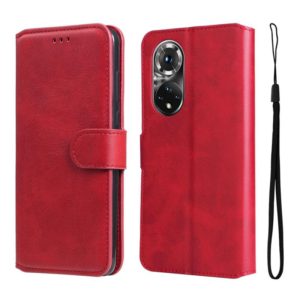 For Honor 50 Pro / Huawei Nova 9 Pro JUNSUNMAY Calf Texture Leather Phone Case(Red) (JUNSUNMAY) (OEM)