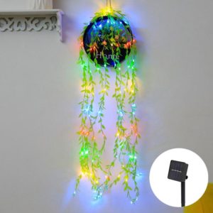 100 LEDs Simulation Planting Copper Wire Decorative Light, Spec: Solar Power(Colorful Light) (OEM)