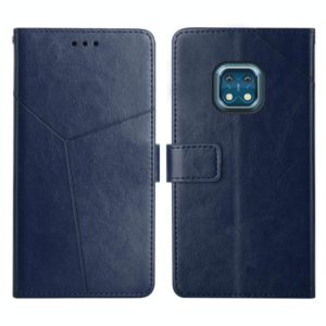 For Nokia XR20 Y Stitching Horizontal Flip Leather Phone Case(Blue) (OEM)