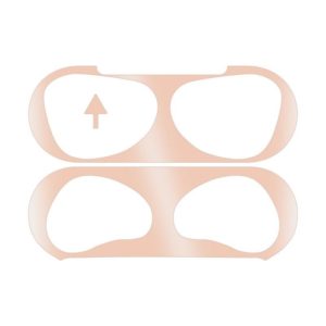2 PCS Headphone Inner Cover Sticker Dustproof Protective Film For Airpods 3(Rose Gold) (OEM)