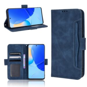 For Honor 50 SE / Huawei nova 9 SE Skin Feel Calf Texture Card Slots Leather Phone Case(Blue) (OEM)