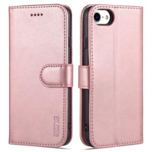 AZNS Skin Feel Calf Texture Horizontal Flip Leather Case with Card Slots & Holder & Wallet For iPhone 6(Rose Gold) (AZNS) (OEM)