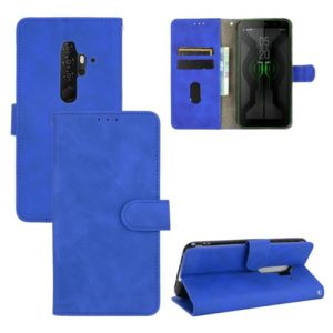 For Blackview BV6300 Pro Solid Color Skin Feel Magnetic Buckle Horizontal Flip Calf Texture PU Leather Case with Holder & Card Slots & Wallet(Blue) (OEM)