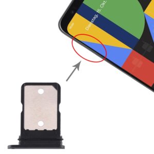 SIM Card Tray for Google Pixel 4 / Pixel 4XL(Black) (OEM)