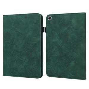 Lace Flower Embossing Pattern Leather Tablet Case For Samsung Galaxy Tab A8 10.5 2021(Green) (OEM)