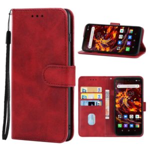 Leather Phone Case For Blackview BV6900(Red) (OEM)