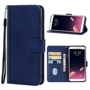 Leather Phone Case For Meizu Meilan S6(Blue) (OEM)