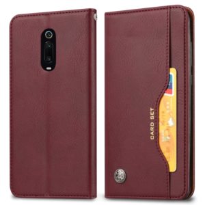 Knead Skin Texture Horizontal Flip Leather Case for Xiaomi Redmi K20/K20 Pro /Xiaomi 9T/ Xiaomi 9T Pro, with Photo Frame & Holder & Card Slots & Wallet(Wine Red) (OEM)