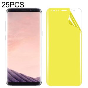 25 PCS For Galaxy S8 Plus Soft TPU Full Coverage Front Screen Protector (OEM)