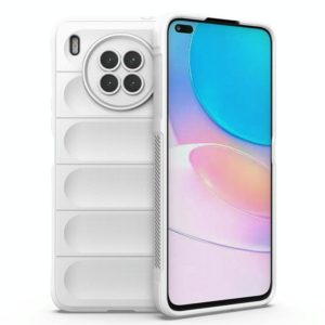 For Huawei Nova 8i Magic Shield TPU + Flannel Phone Case(White) (OEM)