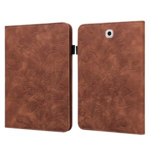 For Samsung Galaxy Tab S2 9.7 T810/T815 Lace Flower Embossing Pattern Horizontal Flip Leather Case with Holder & Card Slots & Wallet & Photo Frame(Brown) (OEM)