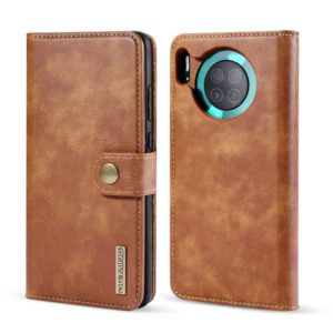 For Huawei Mate 30 DG.MING Crazy Horse Texture Flip Detachable Magnetic Leather Case with Holder & Card Slots & Wallet(Brown) (DG.MING) (OEM)
