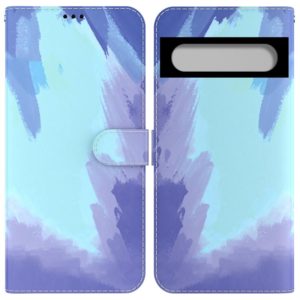 For Google Pixel 7 Watercolor Pattern Horizontal Flip Leather Phone Case(Winter Snow) (OEM)