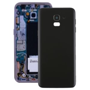 For Galaxy J6 (2018) / J600F/DS, J600G/DS Back Cover with Side Keys & Camera Lens (Black) (OEM)