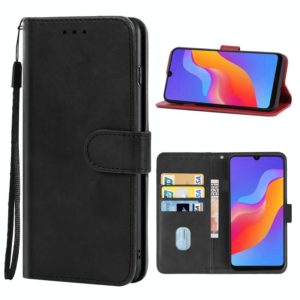 Leather Phone Case For Honor 8A Pro(Black) (OEM)
