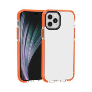 For iPhone 12 Pro Max Shockproof High Transparency TPU Protective Case(Orange) (OEM)