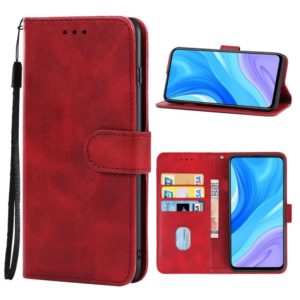 For Huawei Enjoy 10 Plus Leather Phone Case(Red) (OEM)