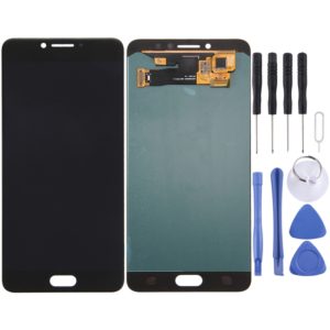Original LCD Screen for Galaxy C7 Pro / C7010 with Digitizer Full Assembly (Black) (OEM)
