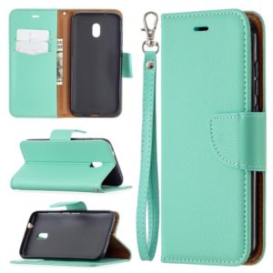 For Nokia C1 Plus Litchi Texture Pure Color Horizontal Flip Leather Case with Holder & Card Slots & Wallet & Lanyard(Green) (OEM)