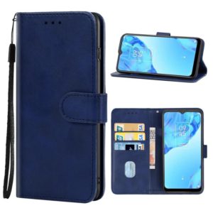 Leather Phone Case For TCL 20B(Blue) (OEM)
