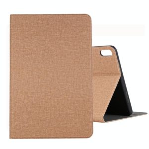 For Huawei Matepad Pro 10.8 inch Craft Cloth TPU Protective Case with Holder(Gold) (OEM)